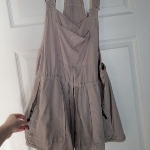 Aritzia overalls light grey